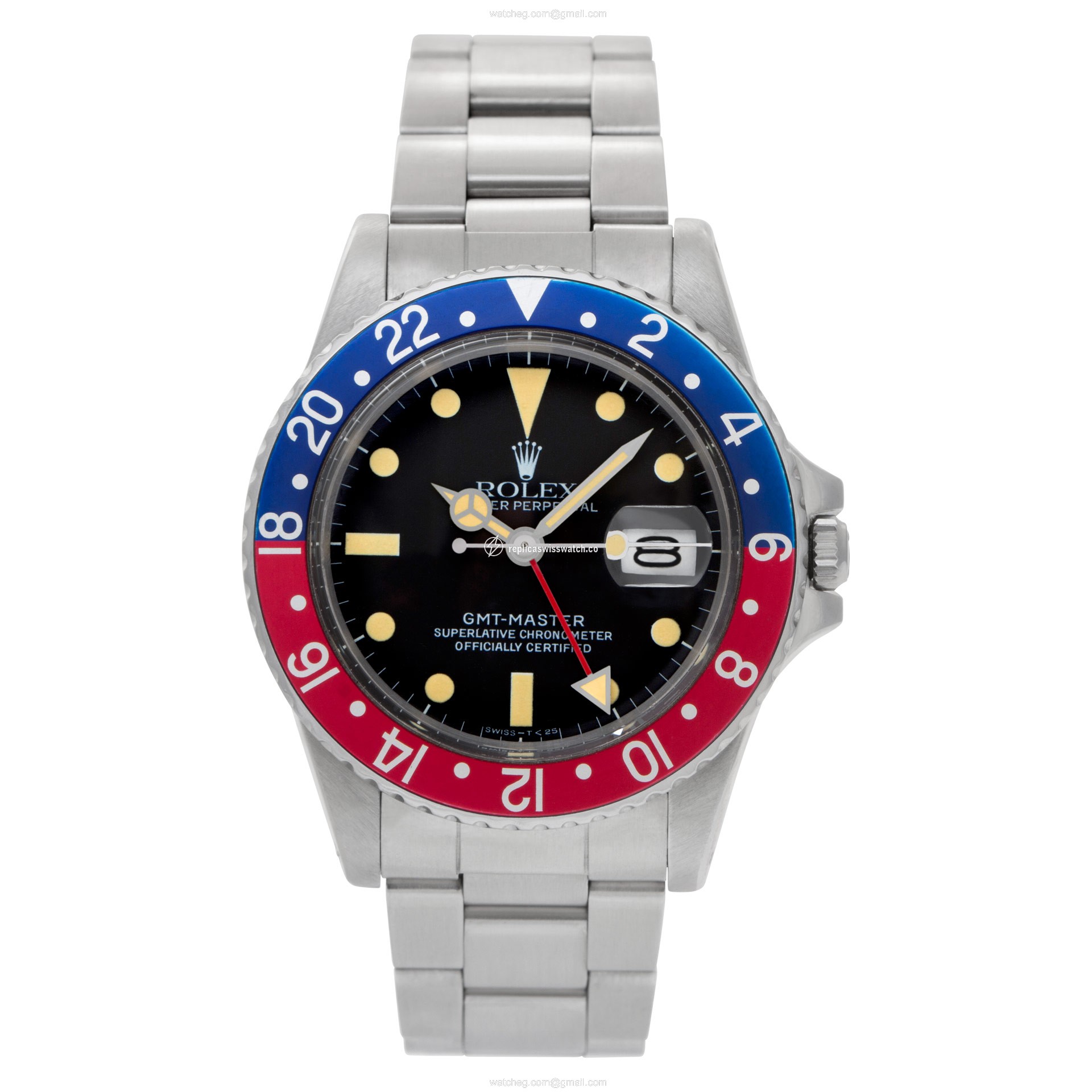 Rolex 16750 GMT-Master Automatic Male Stainless Steel Replica Rolex 16750 GMT-Master Automatic Male Stainless Steel Replica