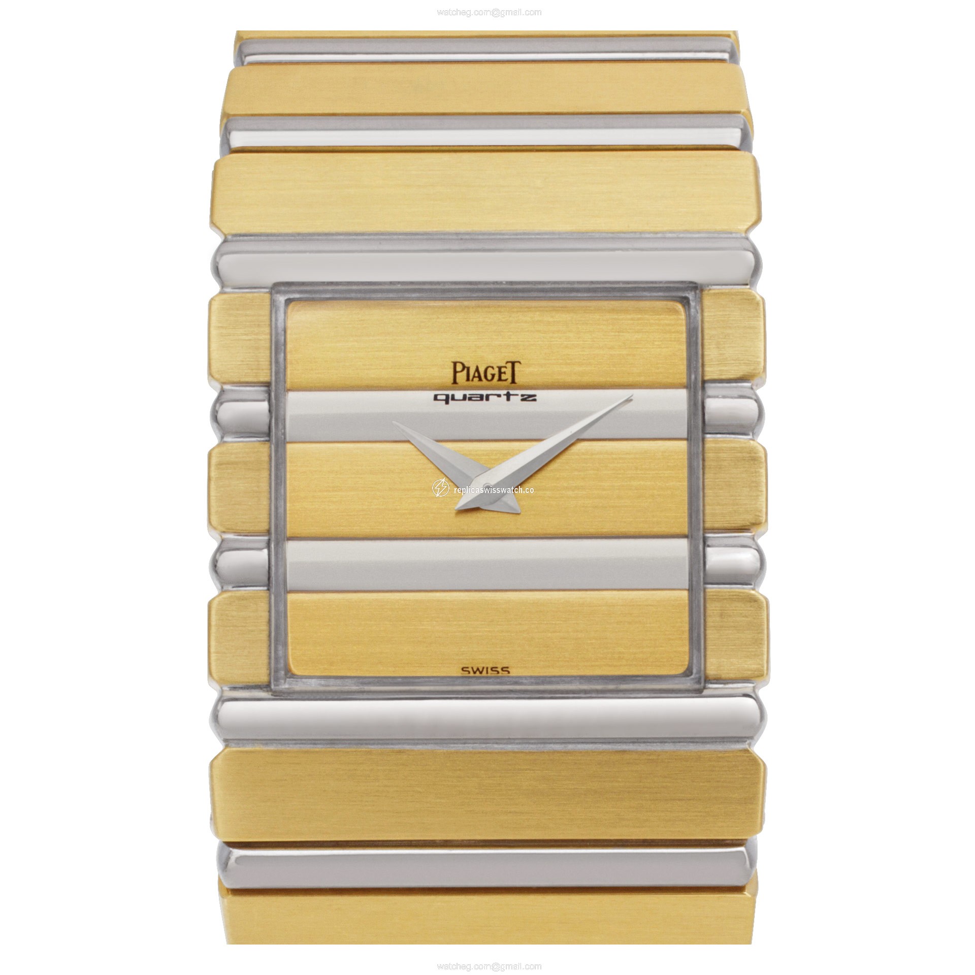 Piaget 7131c701 Polo Quartz Male 18k White & Yellow Gold Replica Piaget 7131c701 Polo Quartz Male 18k White & Yellow Gold Replica