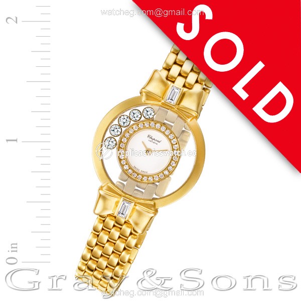 Chopard 20/5512 Happy Diamond Quartz Female 18k yellow gold Replica Chopard 20/5512 Happy Diamond Quartz Female 18k yellow gold Replica
