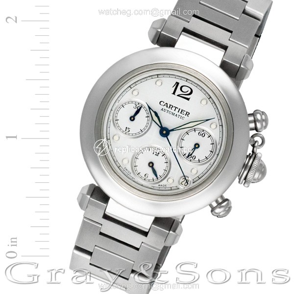 Cartier 2412720595cc Pasha Chronograph Automatic Unisex Stainless Steel Replica Cartier 2412720595cc Pasha Chronograph Automatic Unisex Stainless Steel Replica