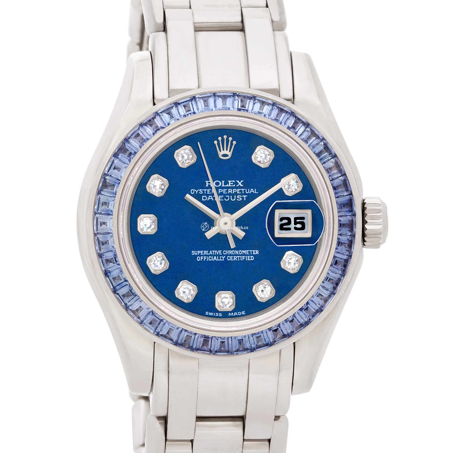 Rolex 80309 Pearlmaster Automatic Female 18k White Gold Replica Rolex 80309 Pearlmaster Automatic Female 18k White Gold Replica