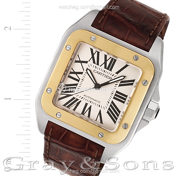 Cartier w20072x7 Santos 100 Automatic Male Stainless Steel Replica Cartier w20072x7 Santos 100 Automatic Male Stainless Steel Replica
