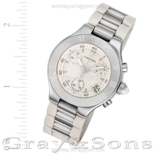 Cartier W10197U2 Chronoscaph 21 Quartz Female Stainless Steel Replica Cartier W10197U2 Chronoscaph 21 Quartz Female Stainless Steel Replica
