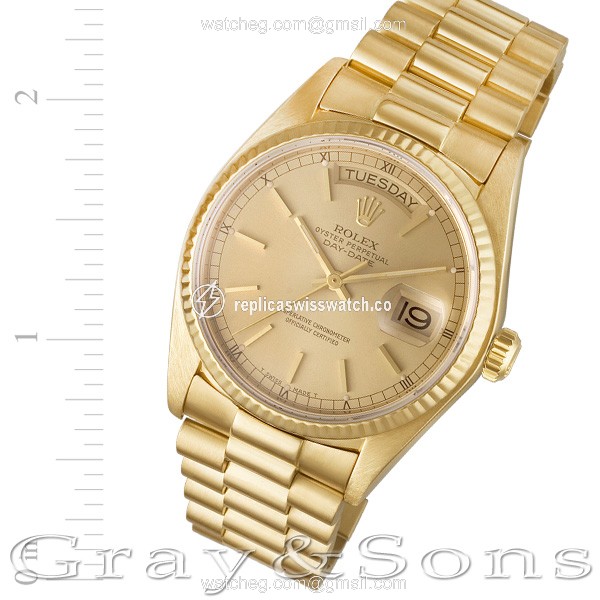 Rolex 18038 Day-Date Automatic Male 18k yellow gold Replica Rolex 18038 Day-Date Automatic Male 18k yellow gold Replica