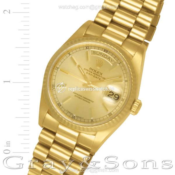 Rolex 18238 Day-Date Automatic Male 18k yellow gold Replica Rolex 18238 Day-Date Automatic Male 18k yellow gold Replica