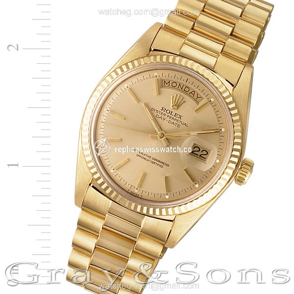 Rolex 1803 Day-Date Automatic Male 18k yellow gold Replica Rolex 1803 Day-Date Automatic Male 18k yellow gold Replica