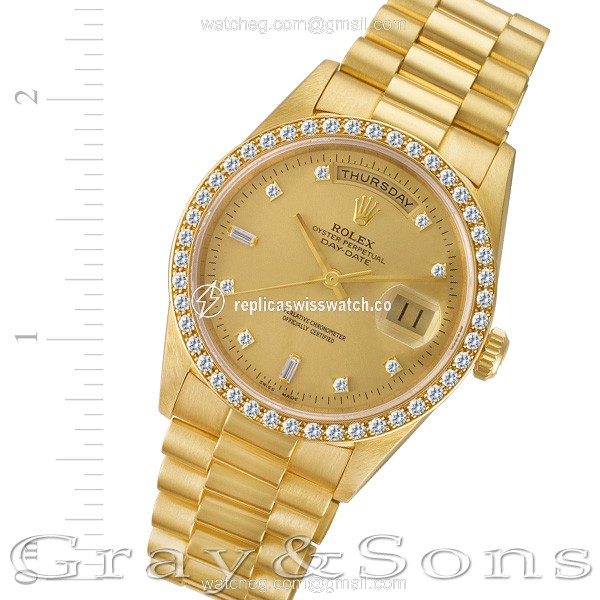Rolex 18238 Day-Date Automatic Male 18k yellow gold Replica Rolex 18238 Day-Date Automatic Male 18k yellow gold Replica