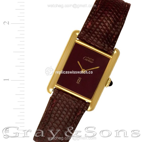 Cartier Cartier 1790 Tank Manual Male plaque Replica Cartier Cartier 1790 Tank Manual Male plaque Replica