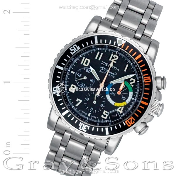 Zenith 02 El Primero Automatic Male Stainless Steel Replica Zenith 02 El Primero Automatic Male Stainless Steel Replica