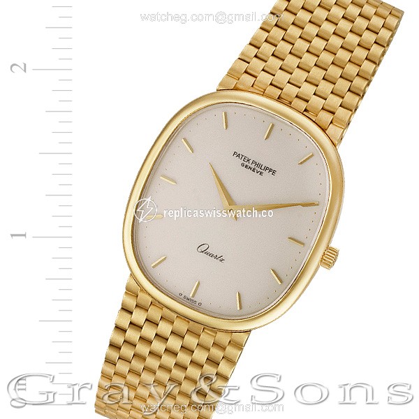 Patek Philippe 3838/1 Ellipse Quartz Male 18k yellow gold Replica Patek Philippe 3838/1 Ellipse Quartz Male 18k yellow gold Replica