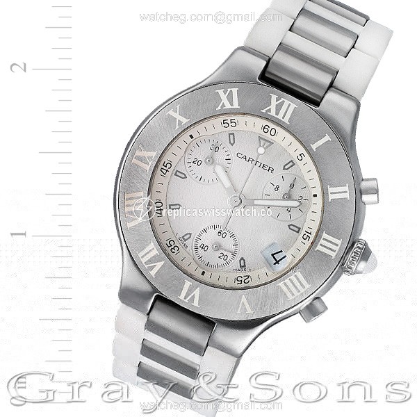 Cartier W10184U2 Chronoscaph 21 Quartz Male Stainless Steel Replica Cartier W10184U2 Chronoscaph 21 Quartz Male Stainless Steel Replica