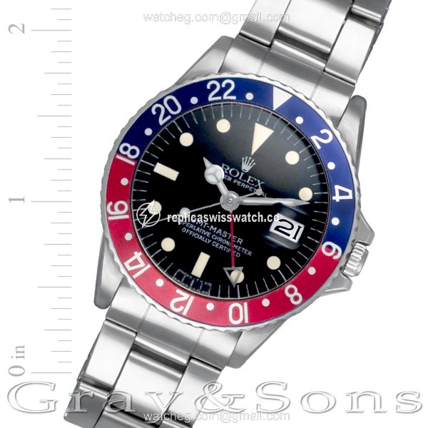 Rolex 1675 GMT-Master Automatic Male Stainless Steel Replica Rolex 1675 GMT-Master Automatic Male Stainless Steel Replica