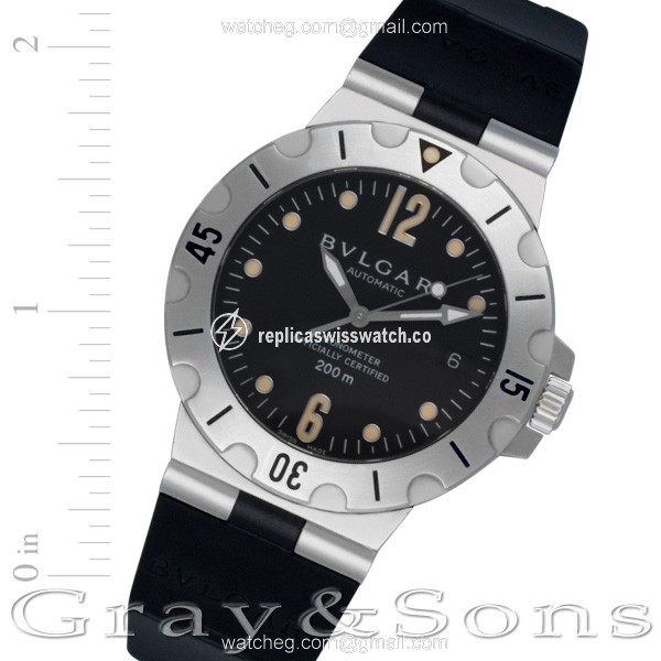 Bvlgari SD 38 S Scuba Automatic Male Stainless Steel Replica Bvlgari SD 38 S Scuba Automatic Male Stainless Steel Replica