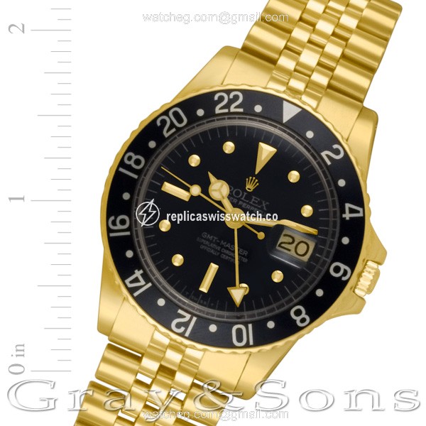Rolex 1675 GMT-Master Automatic Male 18k yellow gold Replica Rolex 1675 GMT-Master Automatic Male 18k yellow gold Replica