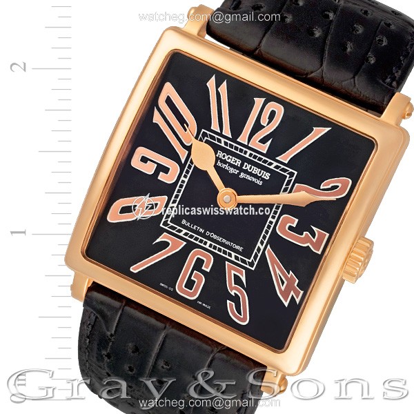 Roger Dubuis 12/28 Golden Square Automatic Male 18k yellow gold Replica Roger Dubuis 12/28 Golden Square Automatic Male 18k yellow gold Replica