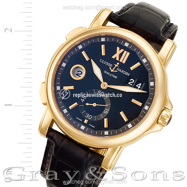 Ulysse Nardin 246-55 GMT-Master II Automatic Male 18k yellow gold Replica Ulysse Nardin 246-55 GMT-Master II Automatic Male 18k yellow gold Replica