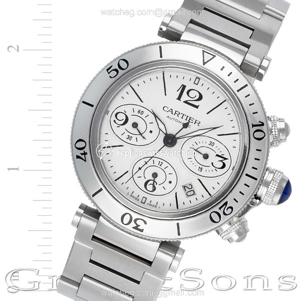 Cartier w31089m7 Pasha Seatimer Chrono Automatic Male Stainless Steel Replica Cartier w31089m7 Pasha Seatimer Chrono Automatic Male Stainless Steel Replica