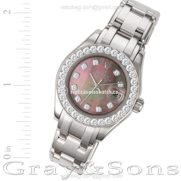 Rolex 80299 Pearlmaster Automatic Female 18k White Gold Replica Rolex 80299 Pearlmaster Automatic Female 18k White Gold Replica
