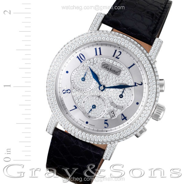 Chopard 17/1868-20 Chronograph Quartz Male 18k White Gold Replica Chopard 17/1868-20 Chronograph Quartz Male 18k White Gold Replica