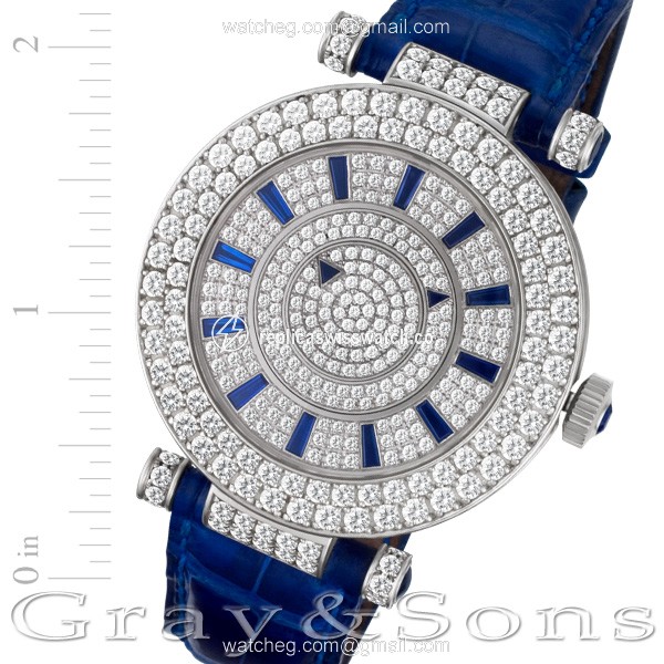Franck Muller cd42 Double mystery Automatic Unisex 18k White Gold Replica Franck Muller cd42 Double mystery Automatic Unisex 18k White Gold Replica