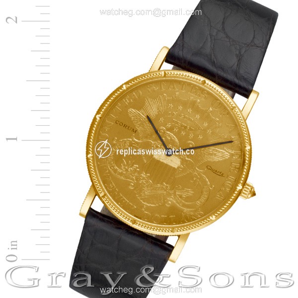 Corum Corum 2913 Quartz Male 18k yellow gold Replica Corum Corum 2913 Quartz Male 18k yellow gold Replica