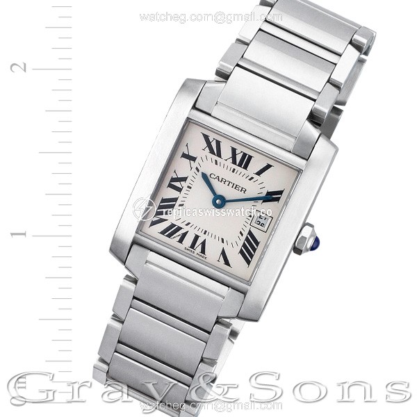 Cartier W51011Q3 Tank Francaise Quartz Unisex Stainless Steel Replica Cartier W51011Q3 Tank Francaise Quartz Unisex Stainless Steel Replica