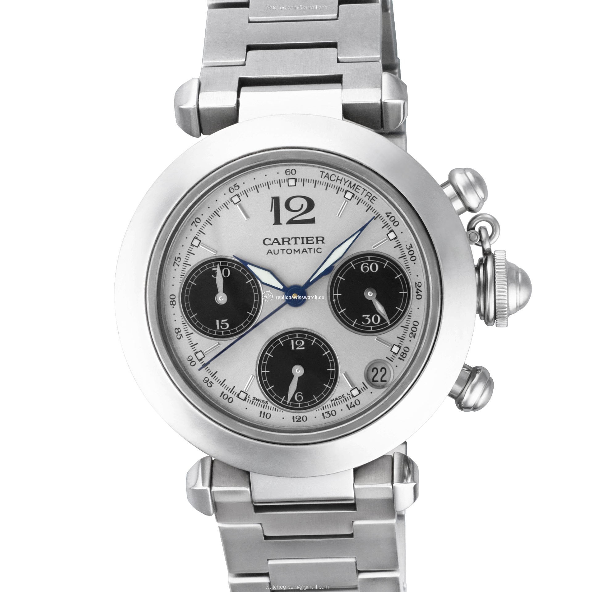 Cartier W31048M7 Pasha Automatic Unisex Stainless Steel Replica Cartier W31048M7 Pasha Automatic Unisex Stainless Steel Replica