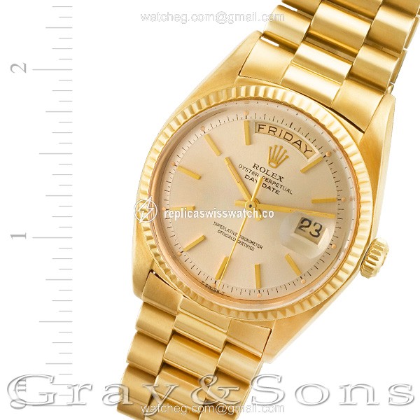Rolex 1803 Day-Date Automatic Male 18k yellow gold Replica Rolex 1803 Day-Date Automatic Male 18k yellow gold Replica