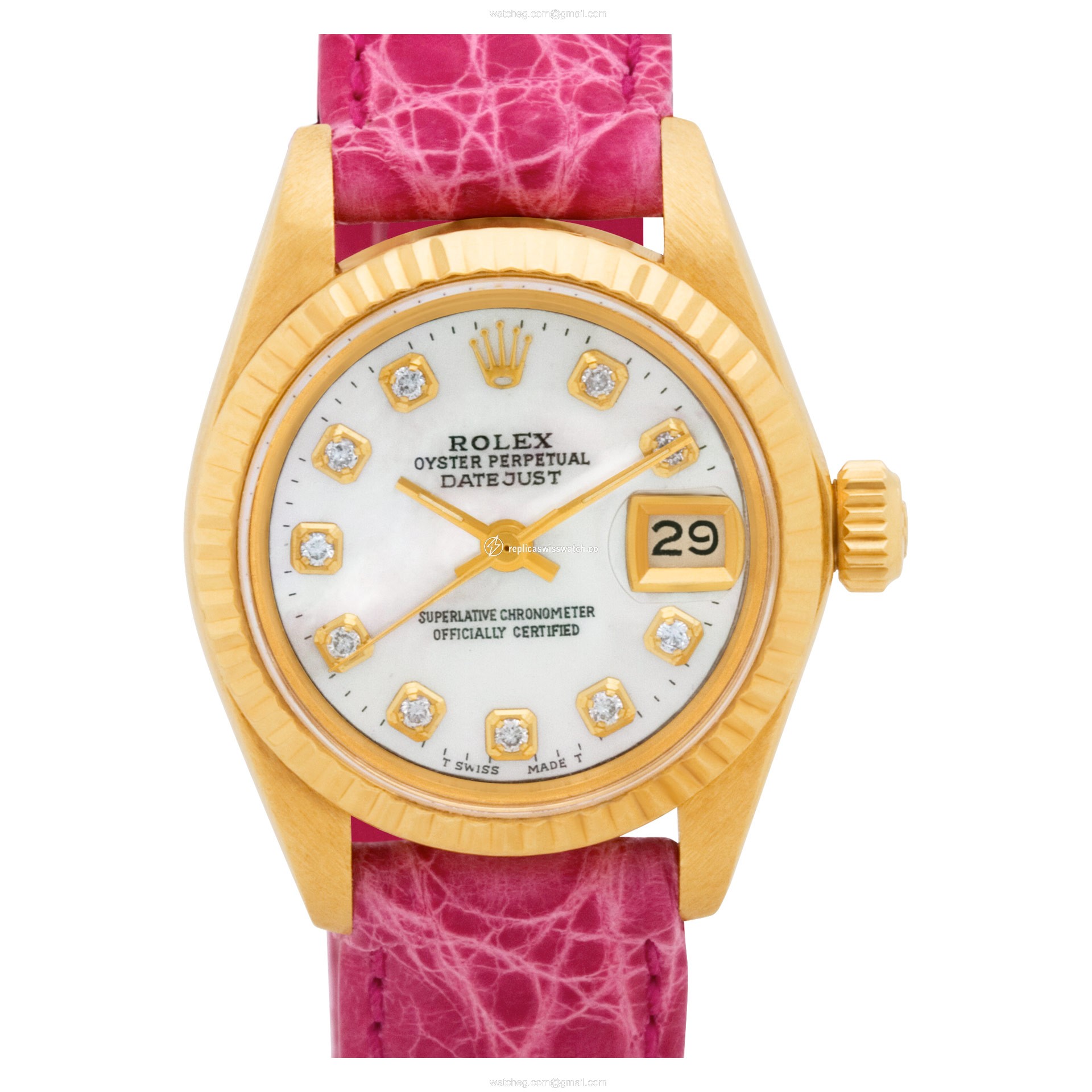 Rolex 6917 Datejust Automatic Female 18k yellow gold Replica Rolex 6917 Datejust Automatic Female 18k yellow gold Replica
