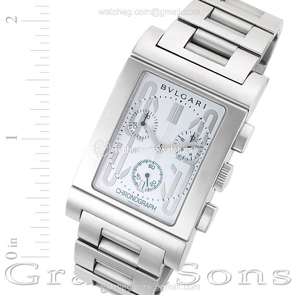 Bvlgari RTC 49 S Rettangolo Quartz Male Stainless Steel Replica Bvlgari RTC 49 S Rettangolo Quartz Male Stainless Steel Replica
