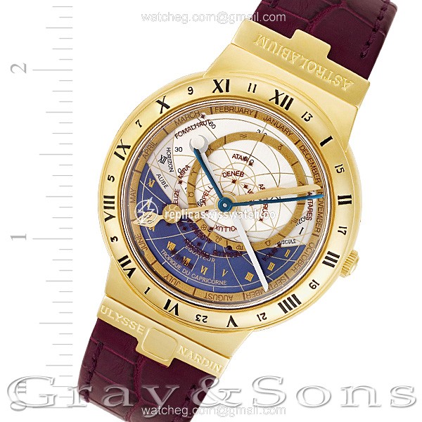 Ulysse Nardin 911-22 Astro Automatic Male 18k yellow gold Replica Ulysse Nardin 911-22 Astro Automatic Male 18k yellow gold Replica