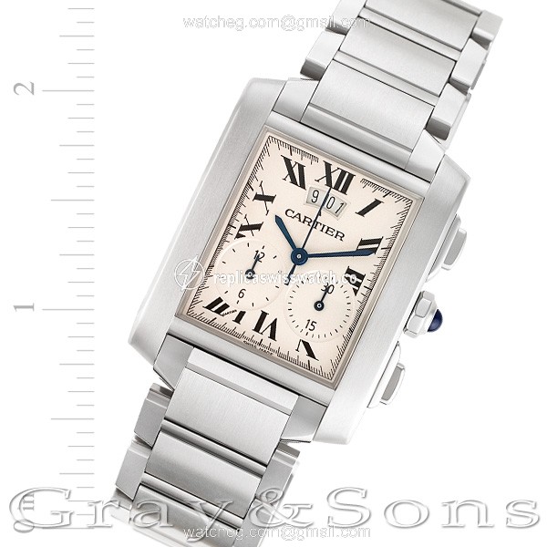 Cartier W51024Q3 Tank Francaise Quartz Male Stainless Steel Replica Cartier W51024Q3 Tank Francaise Quartz Male Stainless Steel Replica