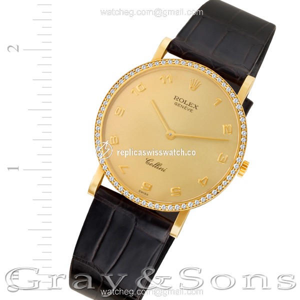 Rolex 5114 Cellini Quartz Male 18k yellow gold Replica Rolex 5114 Cellini Quartz Male 18k yellow gold Replica