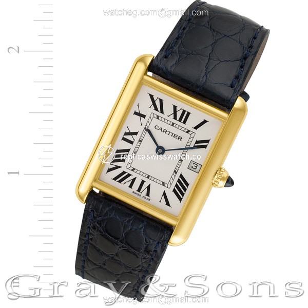 Cartier W1529756 Tank Louis Cartier Quartz Male 18k yellow gold Replica Cartier W1529756 Tank Louis Cartier Quartz Male 18k yellow gold Replica