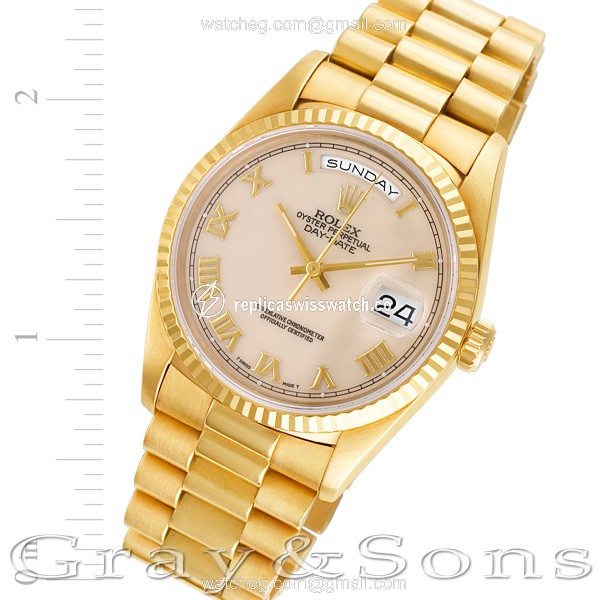 Rolex 18238 Day-Date Automatic Male 18k yellow gold Replica Rolex 18238 Day-Date Automatic Male 18k yellow gold Replica