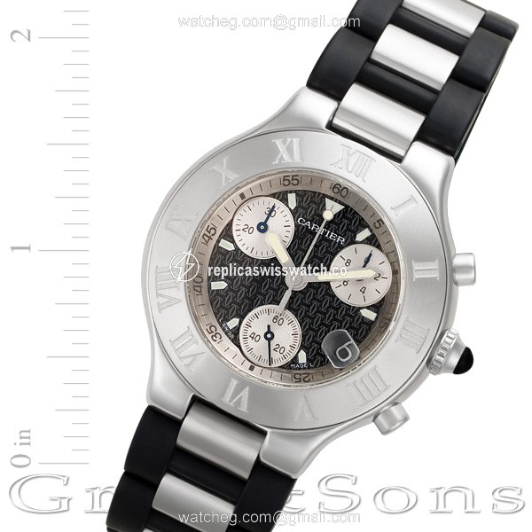 Cartier W10125U2 Chronoscaph 21 Quartz Male Stainless Steel Replica Cartier W10125U2 Chronoscaph 21 Quartz Male Stainless Steel Replica