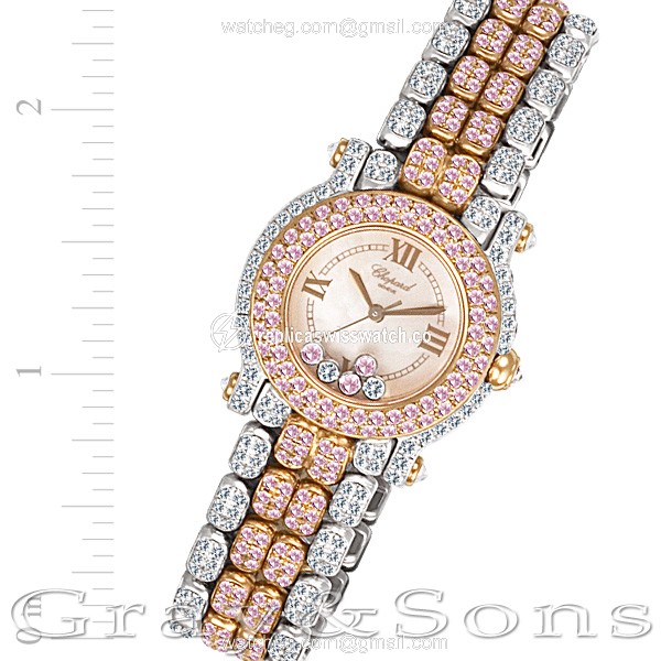 Chopard 27/6243-29 Happy Sport Quartz Female 18k White Gold Replica Chopard 27/6243-29 Happy Sport Quartz Female 18k White Gold Replica