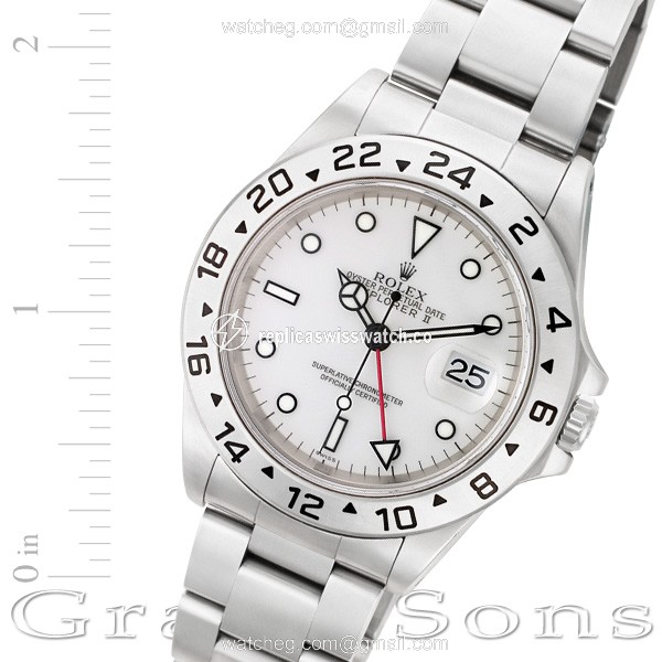 Rolex 16570 Explorer II Automatic Male Stainless Steel Replica Rolex 16570 Explorer II Automatic Male Stainless Steel Replica