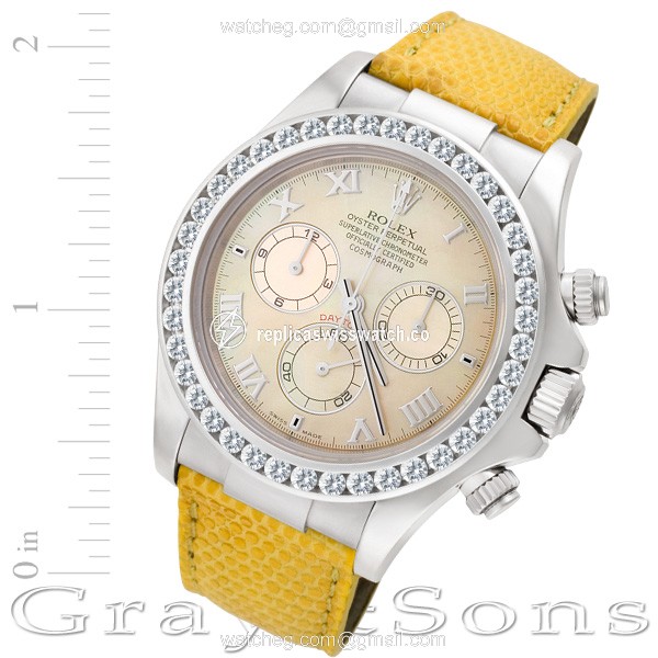 Rolex 116519 Daytona Automatic Male 18k White Gold Replica Rolex 116519 Daytona Automatic Male 18k White Gold Replica