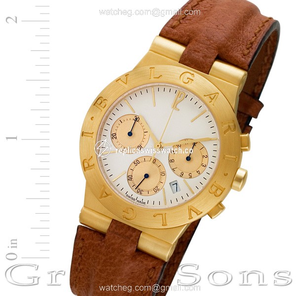 Bvlgari ch 35 g Chronograph Quartz Male 18k yellow gold Replica Bvlgari ch 35 g Chronograph Quartz Male 18k yellow gold Replica