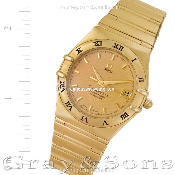 Omega 168.120.1 Constellation Automatic Male 18k yellow gold Replica Omega 168.120.1 Constellation Automatic Male 18k yellow gold Replica