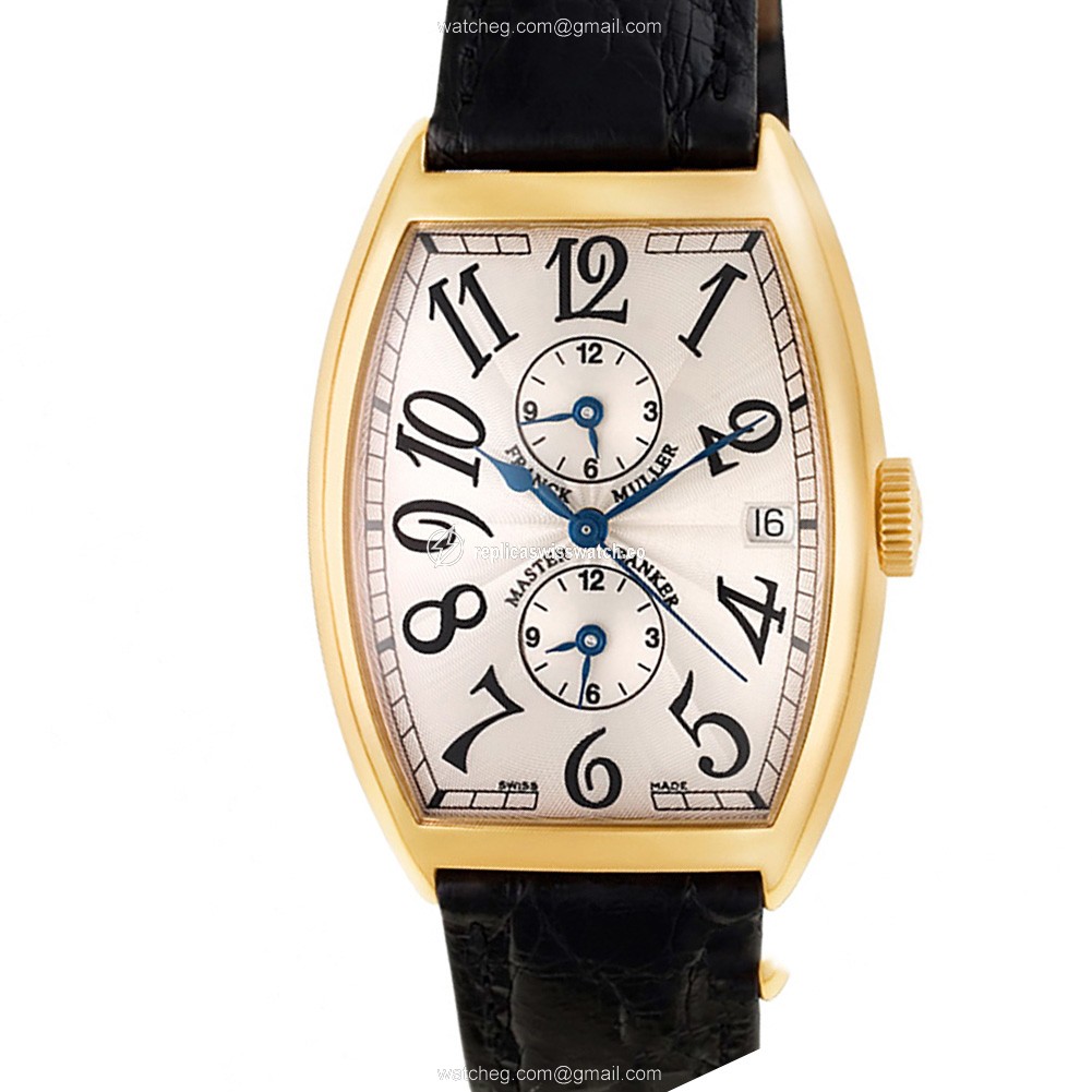 Franck Muller 6850 mb Master Banker Automatic Male 18k yellow gold Replica Franck Muller 6850 mb Master Banker Automatic Male 18k yellow gold Replica