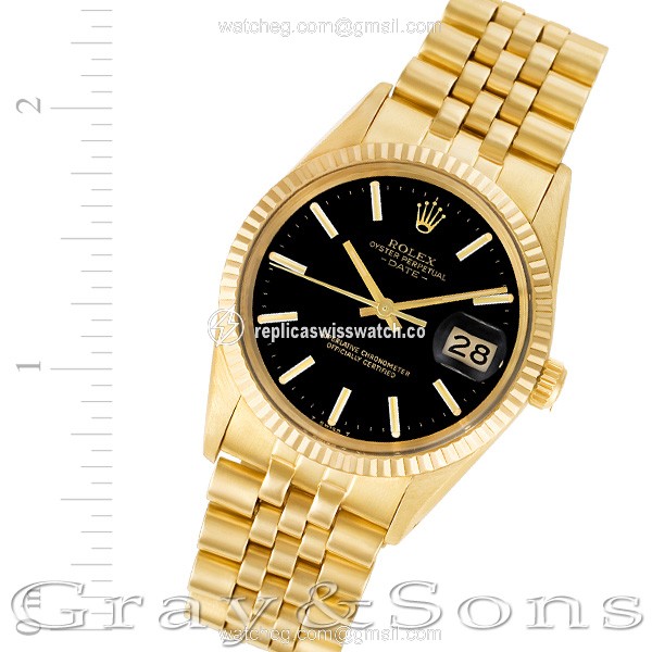 Rolex 1503 Date Automatic Male 14k yellow gold Replica Rolex 1503 Date Automatic Male 14k yellow gold Replica