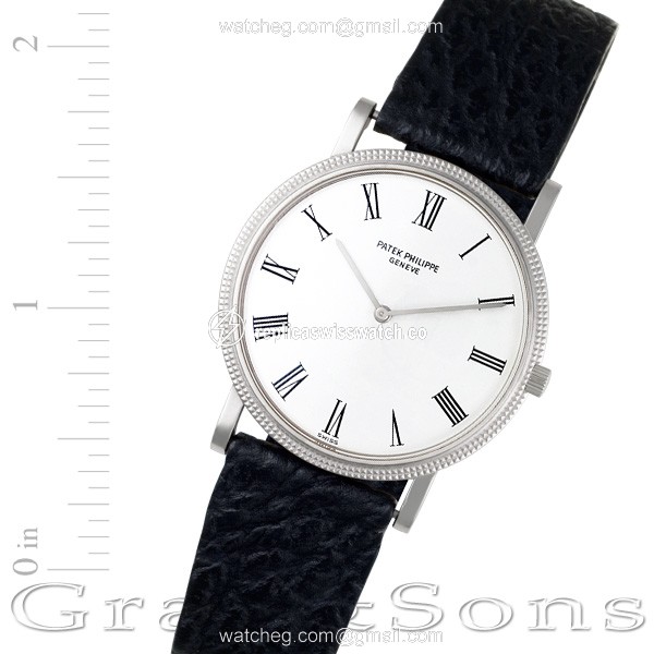Patek Philippe 3520 Calatrava Manual Male 18k White Gold Replica Patek Philippe 3520 Calatrava Manual Male 18k White Gold Replica