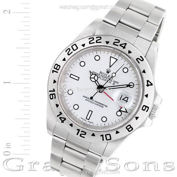 Rolex 16570 Explorer II Automatic Male Stainless Steel Replica Rolex 16570 Explorer II Automatic Male Stainless Steel Replica