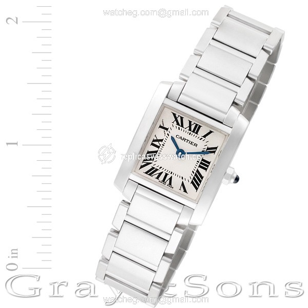 Cartier w5001253 Tank Francaise Quartz Female 18k White Gold Replica Cartier w5001253 Tank Francaise Quartz Female 18k White Gold Replica