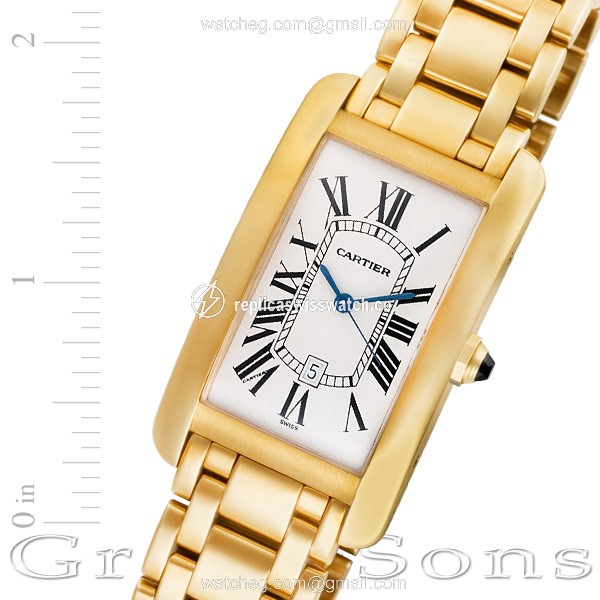 Cartier W26031K2 Americaine Tank Automatic Male 18k yellow gold Replica Cartier W26031K2 Americaine Tank Automatic Male 18k yellow gold Replica