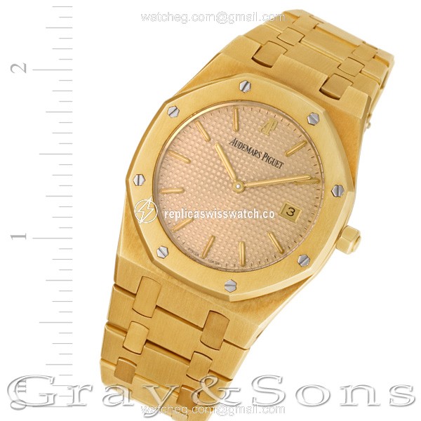 Audemars Piguet 317 Royal Oak Quartz Male 18k yellow gold Replica Audemars Piguet 317 Royal Oak Quartz Male 18k yellow gold Replica