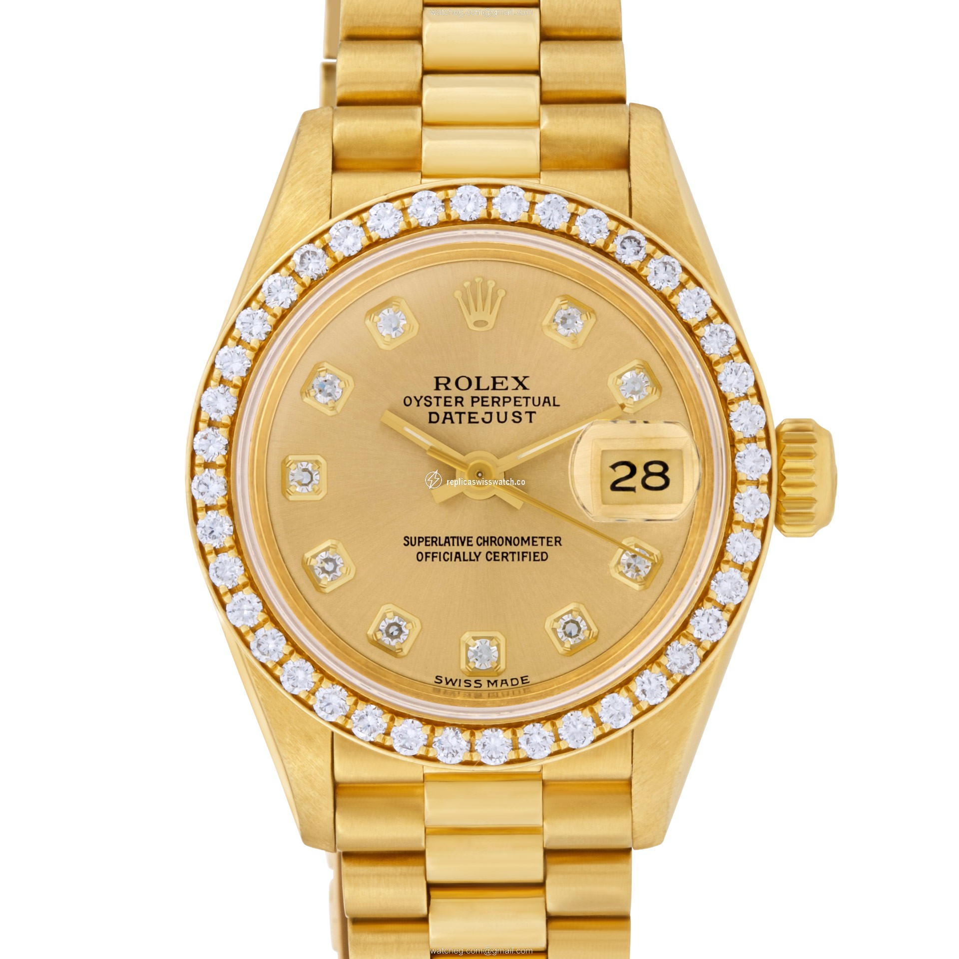 Rolex 69178 Datejust Automatic Female 18k yellow gold Replica Rolex 69178 Datejust Automatic Female 18k yellow gold Replica