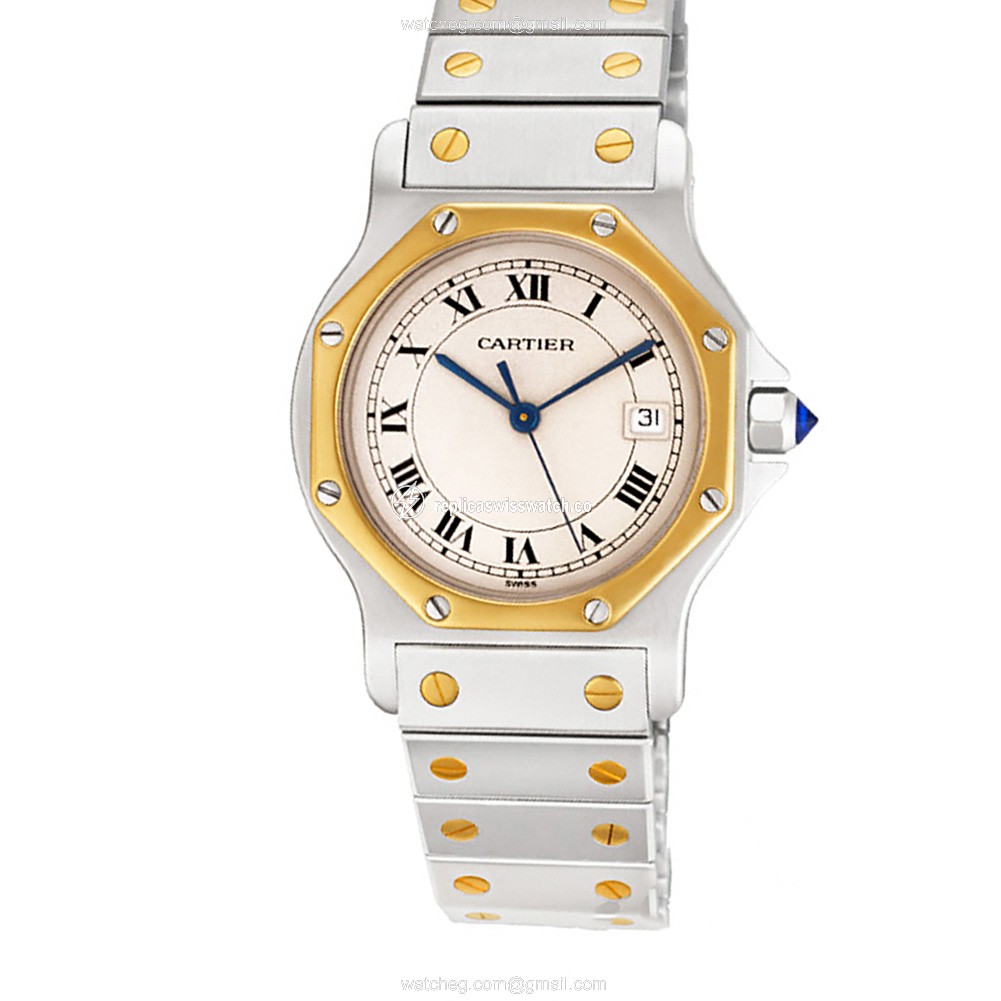 Cartier 187902 Santos Automatic Unisex Stainless Steel Replica Cartier 187902 Santos Automatic Unisex Stainless Steel Replica